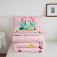 thumbnail image 5 of Manfei Sealife Axolotl Full Size Comforter Sets,Kawaii Ocean Animal Bedding Comforter Set,Pink Reversible,3-Piece,1 Comforter and 2 Pillowcases, 5 of 7