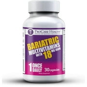 ProCare Health "1 per Day!" Bariatric Multivitamin Capsule with 18mg Iron Size: 30 Day Supply