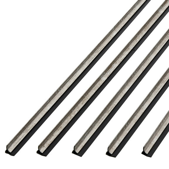 FASÄDE 47 in. Decorative Vinyl Inside Corner Trim in Vintage Metal (5 Pack)