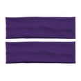 thumbnail image 1 of letairis 2pieces Breathable And Sweat Releasing Workout Headbands For Sports Multi-Purpose Workout Sweatbands Purple, 1 of 6