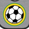 thumbnail image 4 of Inktastic Soccer Ball Sports Gift Boys or Girls Baby Bib, 4 of 4