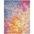 thumbnail image 1 of homeroots home decor 385381 7’ x 10’ Abstract Brights Sunburst Area Rug, 1 of 1