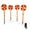 B, variant on EGNMCR Outdoor Lights Garden Light 4 Pack Christmas Lights Outdoor, 80LED Lollipop Peppermint Lights, Candy Cane Christmas Decorations With Warm For Xmas Holiday Patio Yard US Plug Pathway Lights