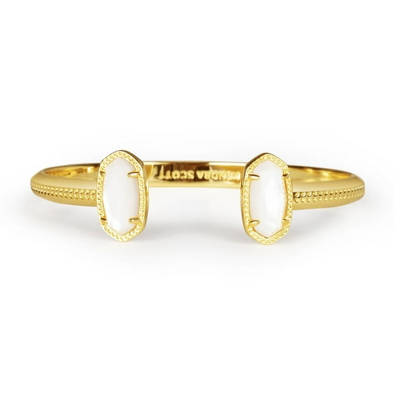 Kendra Scott Elton Gold Cuff Bracelet - Ivory