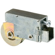 Single 1-1/4 in. Steel Roller Assembly, Acorn Diecast Unique Housing