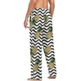 thumbnail image 6 of Top-kevin Turkey Pumpkins Thanksgiving Day Pajama Pants Mens Lounge Pants Straight-Fit Men Pajama Bottoms with Drawstring & Pockets, 6 of 13