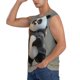 thumbnail image 3 of Fotbe Cartoon Pandas Basketball Men's Camiseta sin Mangas Estampada para Hombres, Playera Casual para Gimnasio, Entrenamiento, Playa-3X-Large, 3 of 7