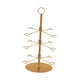 thumbnail image 2 of Soporte para copas de vino Perfecl estante de almacenamiento de 3 niveles con 12 ganchos oro, 2 of 8