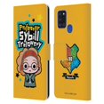 thumbnail image 1 of Head Case Designs Officially Licensed Harry Potter Deathly Hallows XLV Sybill Trelawney Leather Book Wallet Case Cover Compatible with Samsung Samsung Galaxy A21s (2020), 1 of 1