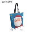 thumbnail image 4 of Large Canvas Bag 13.5x5.1x15 Inch Canvas Bag Shopping Canvas Bag Suitable For Outing Shopping Travel Out Of Large Capacity Storage Beautiful Cartoon Santa Claus, 4 of 9