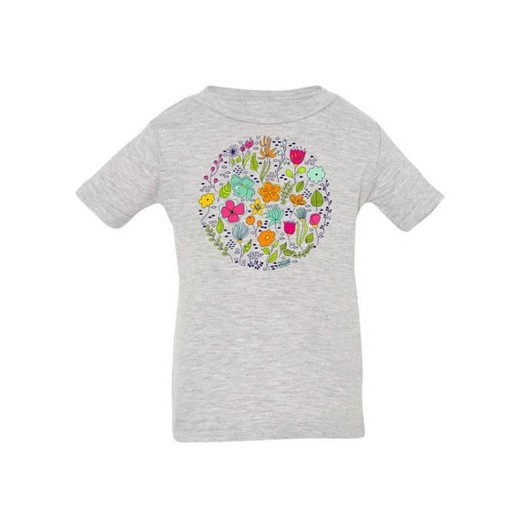 Circle Of Flowers T-Shirt Infant -Image by Shutterstock, 6 Months