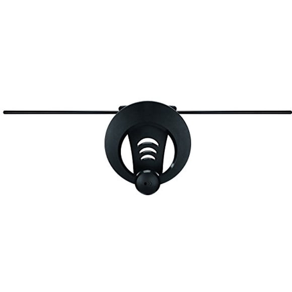 Antennas Direct Clearstream 1Max TV Antenna, 40+ Mile/65+ Km Range, Multi-Directional, Indoor, Attic, Outdoor, All-Weather Hardware, Adjustable Mast Clamp, 4K Ready, Black - C1MV-CN