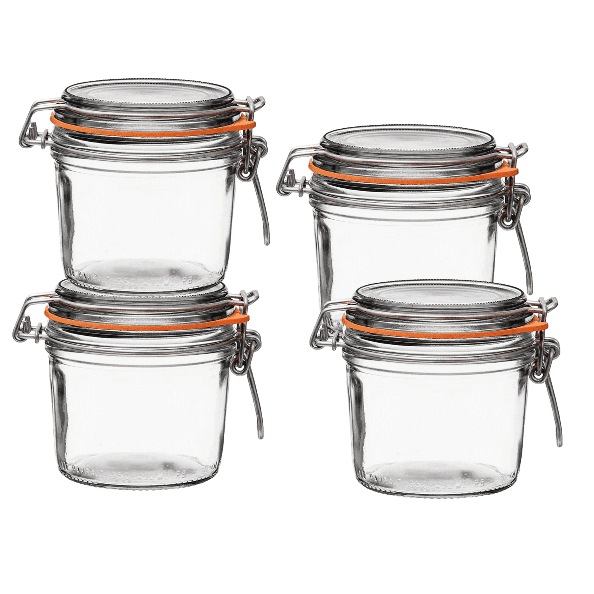 125 Grams with 70 mm Gasket Le Parfait French Super Terrine Wide Mouth Jar Pack of 3 