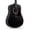 Black, variant on Mitchell Launch D100 Dreadnought Acoustic Guitar - Natural