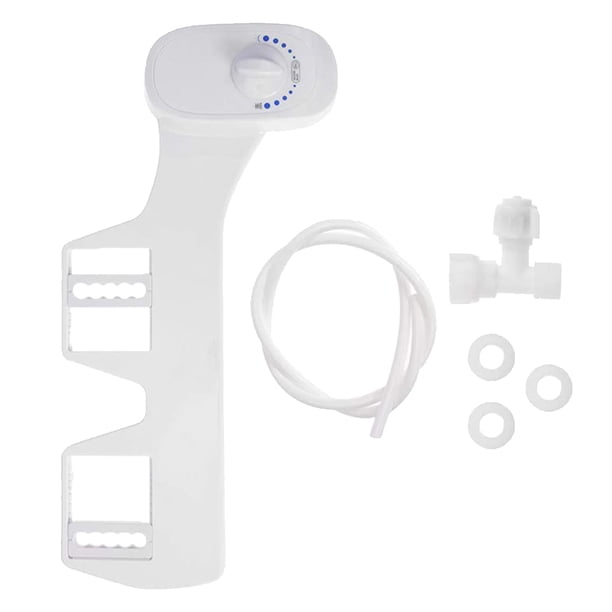 deco essentials non electric single nozzle toilet seat bidet