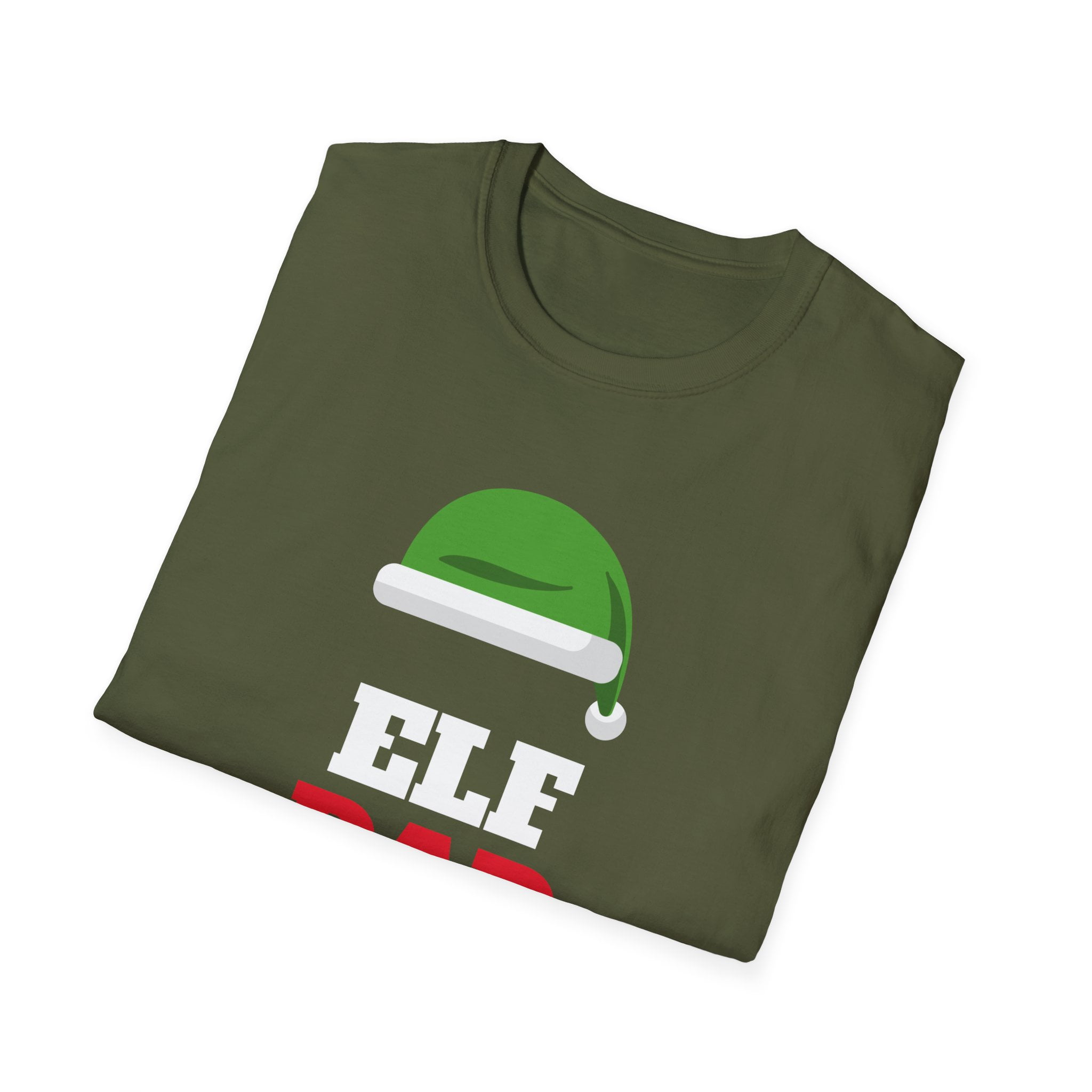 Funny Santa Elf Dad Christmas Holiday Men's Tshirt