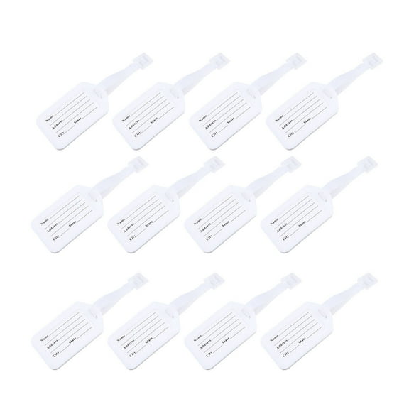 fuxicheng Waterproof Luggage Tags for Suitcases and Bags (30-Pack)
