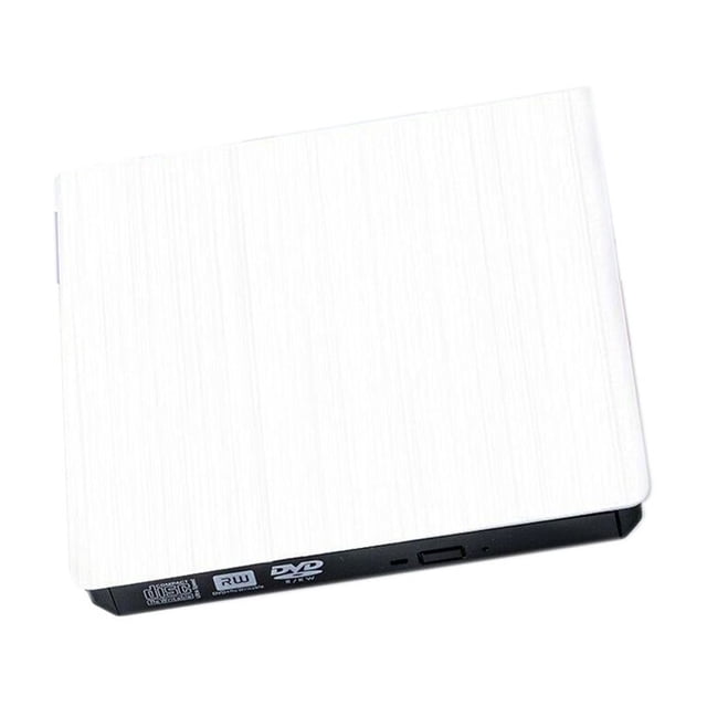 Yingyy Disk Reader Craftsmanship DVDs Player Compact Size Fast Transmission Computer Accessories Household Supplies Optical Drive white