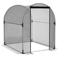 thumbnail image 1 of Outsunny 4.9' x 3.9' Plant Protector from Animals with Zipper Roll-Up Door, 1 of 10