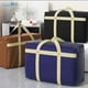 thumbnail image 1 of Bolsa de almacenamiento reforzada | Tela no tejida engrosada de alta resistencia | Equipaje de mudanza de gran capacidad | Cremallera impermeable | Ropa de cama Almohada Edredón Organizador de, 1 of 9
