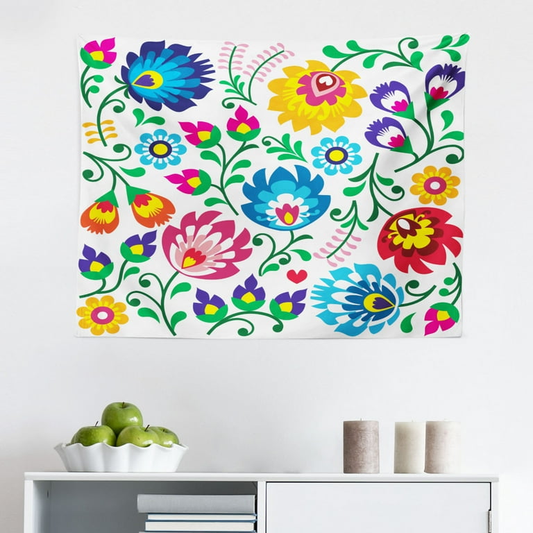 Folk art tapestry sale