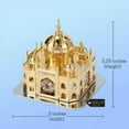 thumbnail image 4 of Matashi 24K Gold Plated Mosque Ornament with Crystals Tabletop Centerpiece – 1 Count, 4 of 9