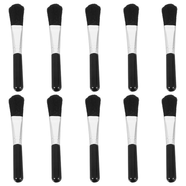 SHOWERORO 10Ud Cepillo De Limpieza Reutilizable Negro Para Lentes Cámara Joyería Y Pantallas Electrónicas
