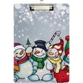 thumbnail image 1 of FMSHPON Christmas Christmas Snowman Clipboard Hardboard Wood Nursing Clip Board and Pull for Standard A4 Letter 13x9 inches, 1 of 5