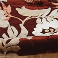 thumbnail image 3 of Riverbay Furniture Sierra 8'x10' Chenille Polyester Floral Design Area Rug Brown, 3 of 3