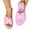 Pink, variant on AXXD Womens Sandals Comfortable Summer Black Flat Sandals Solid Color Open Toe Non Slip Outdoor Versatile Mothers Day