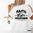 thumbnail image 5 of Faith Can Move Mountains Christian T-Shirt Double Sided Print Bible Verse Shirt for Women and Men Inspirational Religious Tee., 5 of 7