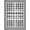Black And White, Pattern 1, variant on ODIKA Bathroom Farmhouse Gingham Checkered Frame Border Checked Plaid Flowing Dynamic Stain Resistant Low Profile for Dorm Room, Small Living Apartment