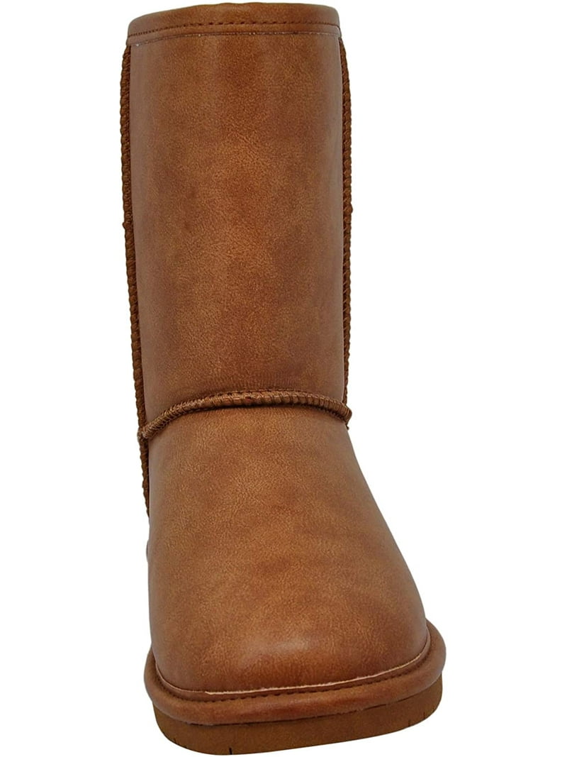 Bearpaw Women's Emma Short Snow Boot 9 Tan Smooth - Walmart.com