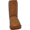 thumbnail image 2 of BEARPAW Emma Short Women's Classic Winter Slip On Boots, Lightweight Suede Boots, Multiple Colors 8 Tan Smooth, 2 of 7