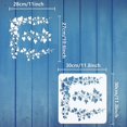 thumbnail image 3 of 1PC Ivy Painting Stencil 11.8x11.8 inch Hollow Out Vine Leaves Drawing Painting Stencils, 3 of 9