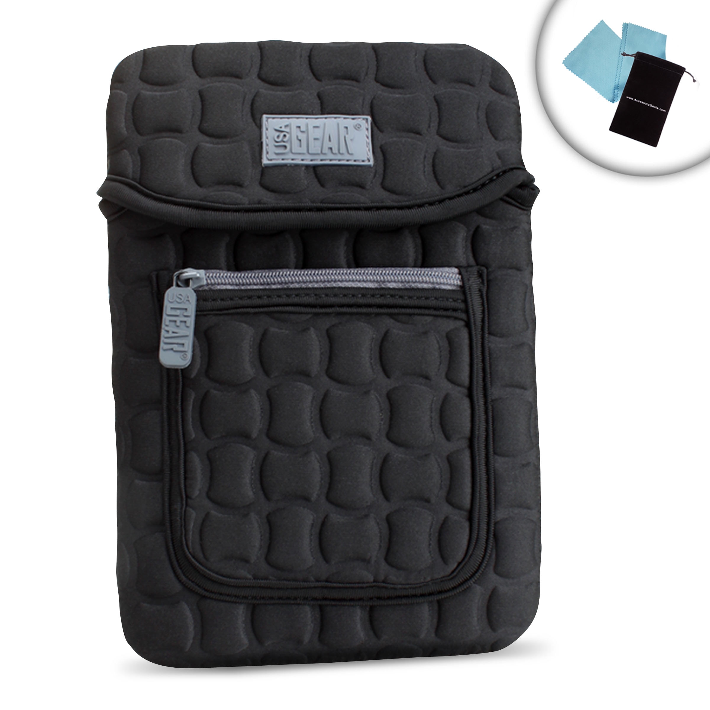 usa gear flexarmor x neoprene tablet sleeve case with carrying handle