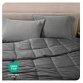 thumbnail image 6 of Weighted Blanket Queen Size 17lb (60" x 80") for Adults - Minky Fleece - Premium Heavy Blanket Nontoxic Glass Beads (Grey, 60"x80"), 6 of 9