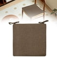 thumbnail image 3 of Thick Padding Garden Chair Seat Cushion, Outdoor Patio Dining Cushion With Ties, 15x15 Inch Durable Strap Replacement (Bronze ,40*40CM), 3 of 9