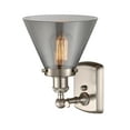 thumbnail image 3 of 916-1W-PC-G44-Innovations Lighting-Cone - 1 Light Wall Sconce In Industrial Style-13 Inches Tall and 8 Inches Wide-Polished Chrome Finish-Seedy Glass, 3 of 7