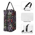 thumbnail image 5 of Uemuo Snakes And Snake Fruit Pattern Portable Toiletry Bags with Handle, Waterproof travel Make up Bags for Women, Large Capacity Travel Cosmetic Bags, 5 of 9