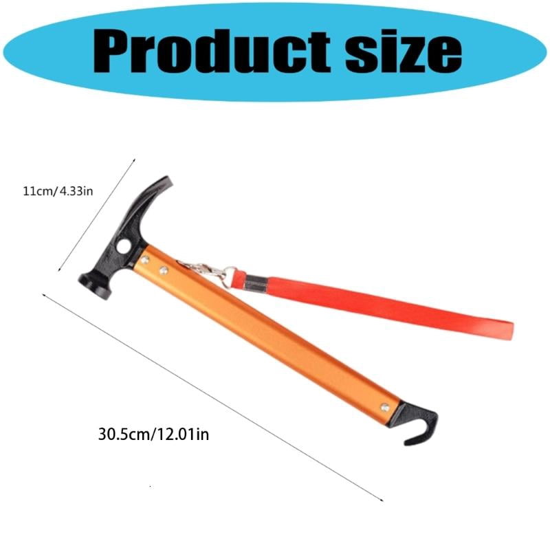 CEORPER Camping Tent Mallets Tent Stakes Camp Nails Mallets Camping Mallets with Cord