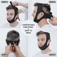 thumbnail image 5 of Anti Snore Chin Strap upgraded 2023, Vosaro Snoring Solution Effective Anti Snore Device, Adjustable And Breathable Stop Snoring Head Band For Men W, 5 of 5
