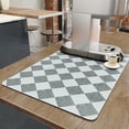 thumbnail image 1 of Coffee Mat-Coffee Bar Accessories No Stains Absorbent Quick Drying Mat for Kichen Couner-Bar Mat Fit Coffee Station Table Maker Machine Pot Espresso Machine Dish Rack, 1 of 6