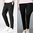 thumbnail image 3 of Ice Silk Cooling Shorts, Stretch Comfort Pants For Women, Unisex Soft Stretch Lightweight Casual Pants, Versatile Design, Stay Cool And Fresh All Day, 3 of 6