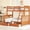 Walnut, variant on Versatile Separation & Solid Pine Legs - Adaptable Bunk Bed for Family