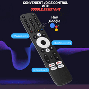 Raxxio MAG555 4K Google TV Streaming Box – 16GB Storage, 2GB RAM, Voice Control Remote, Dolby Digital 8-Channel Sound
