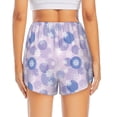 thumbnail image 2 of Lsque Winter With Snowflakes Printed Women's Running Shorts with Liner Pockets,Elastic Quick Dry Workout Athletic Gym Yoga Shorts,Womens High Waist Shorts-Large, 2 of 9