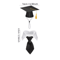 thumbnail image 2 of Pet for ready Graduation Ensemble with Goose Theme Accessory Set for Indoor Outdoor Events, 2 of 6