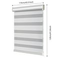 thumbnail image 2 of CanGonggg Cordless Blinds For Windows Light Filtering & Shades Layer Light Control Window Blinds Easy Install Blind Pure White，No Drill Easy Installation Heat Out Curtains Clear Shower Curtains, 2 of 8