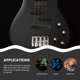 thumbnail image 3 of unbranded Accesorio Muffler Para Guitarra Acústica Humano Y Funcionalidad Ajustable Color Negro, 3 of 6